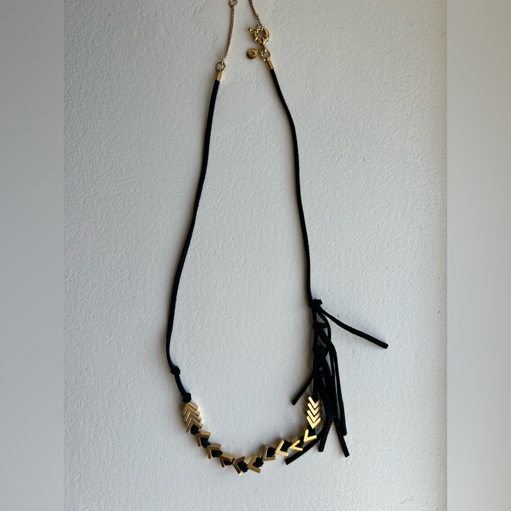 Madewell Gold Chevon Necklace New